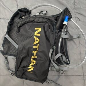 Natan Black and Gold Hydration Backpack
